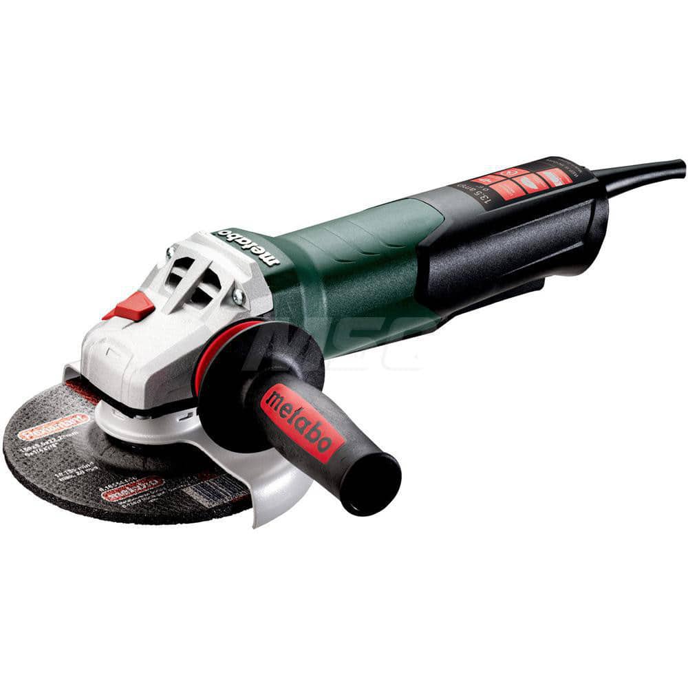 Metabo 600488420 Corded Angle Grinder: 6" Wheel Dia, 9,600 RPM, 5/8-11 Spindle 