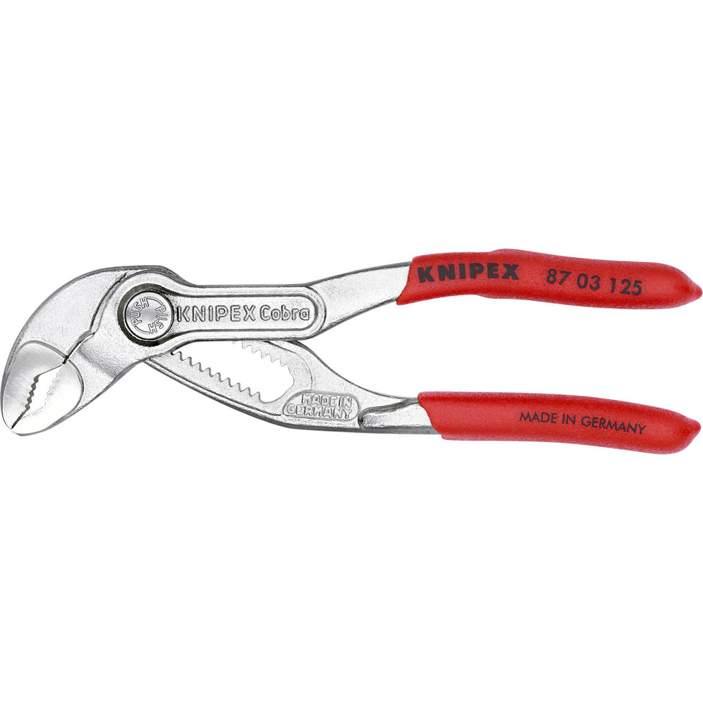 Tongue & Groove Pliers; Type: Pump Pliers ; Overall Length Range: 4 to 6.9 in ; Side Cutter: No ; Handle Type: Comfort Grip ; Jaw Length (Inch): 39/64 ; Jaw Width (Inch): 1-3/8