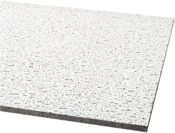 Armstrong World BP895AN Ceiling Tile: 0.55 NRCR, Acoustic Wet-Formed Mineral Fiber 