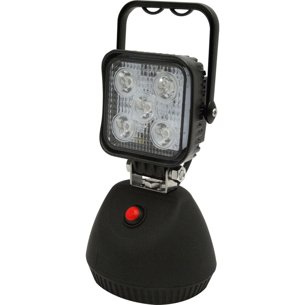 Portable Work Lights; Light Technology: LED ; Lumens: 650 ; Housing Color: Black ; Lamp Life (Hours): 5 ; Overall Height (Decimal Inch): 9.1000 ; UNSPSC Code: 39112012