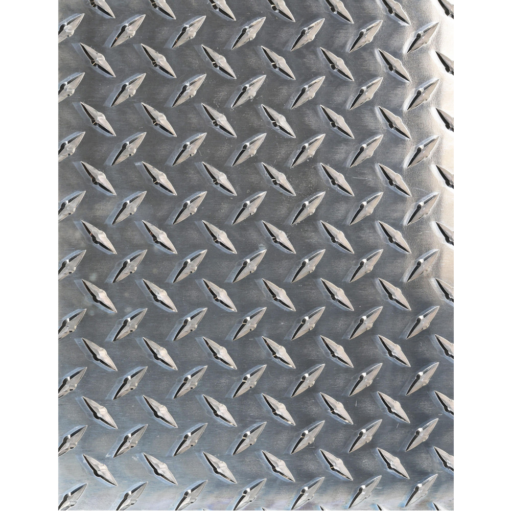 1/8 Inch Thick x 48 Inch Wide x 48 Inch Long, Aluminum Tread Plate