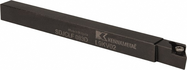 LH SDJC 0° Neutral Rake Indexable Turning Toolholder