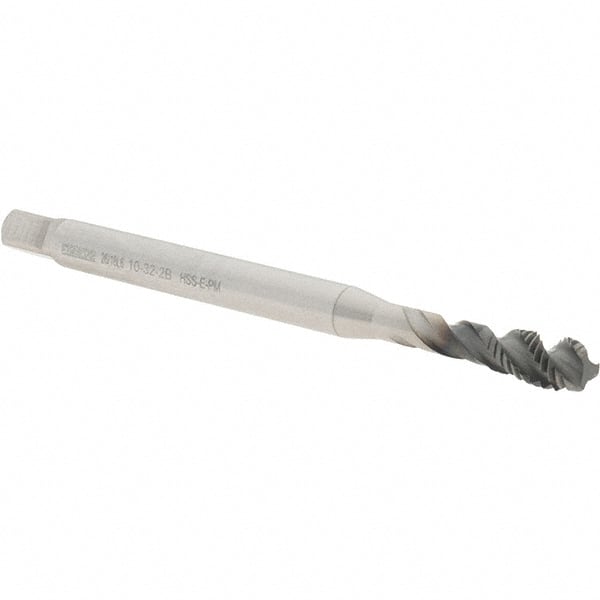 Walter-Prototyp 6245722 Spiral Flute Tap: #10-32, UNF, 3 Flute, Modified Bottoming, 2B Class of Fit, Powdered Metal, Hardlube Finish 
