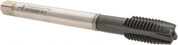 Walter-Prototyp 6432541 Spiral Point Tap: M12 x 1.75, Metric, 4 Flutes, Plug, 6GX, Powdered Metal, Hardlube Finish 