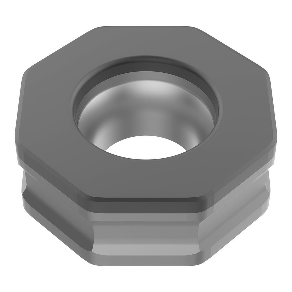 Milling Insert: ANSI ONEW050410ANSN-02020-LF, ISO ONEW050410ANSN-02020-LF, CBN200, PCBN - Bright/Uncoated Finish, 0.1743" Thick, 0.4724" Wide