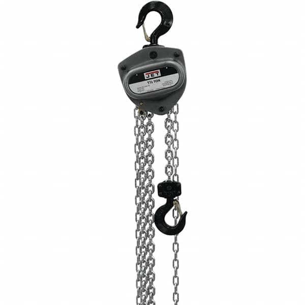Manual Hand Chain Hoist: 3,300 lb Working Load Limit, 10' Max Lift