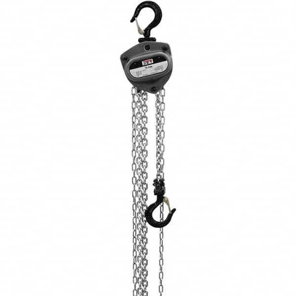 Manual Hand Chain Hoist: 550 lb Working Load Limit, 15' Max Lift