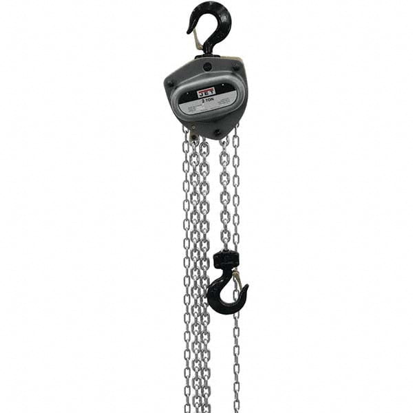 Jet - 4,400 Lb Capacity, 15' Lift Height, Chain Manual Hoist - 53152054 ...