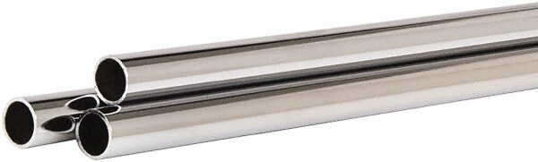 48" Max Width Round Tubing Closet Rod