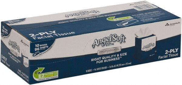 Facial Tissue; Container Style: Tall Box ; Series: Angel Soft Ultra Professional Series ; Ply: 2 ; Tissue Color: White ; Total Sheets Included: 960 ; Recycled Fiber: No