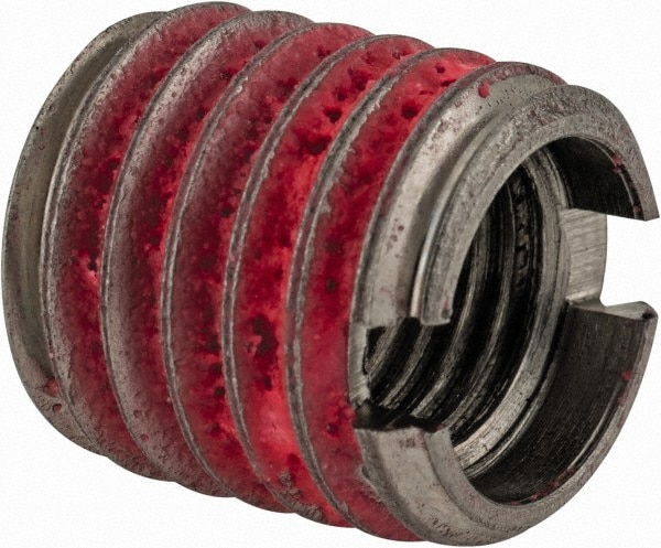 Thread Locking Insert: 7/16-20 Internal Thread, 5/8-11 External Thread, UNF, 21/32" OAL, Self-Lock Wall
