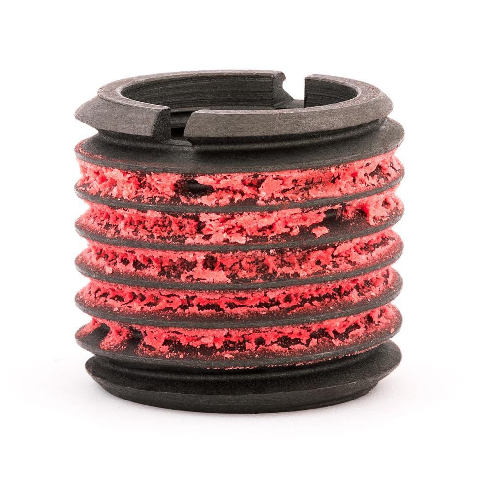 Thread Locking Insert: 7/8-14 Internal Thread, 1-1/4-7 External Thread, UNF, 1-1/8" OAL, Self-Lock Wall