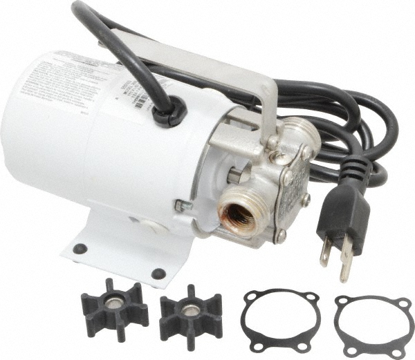 1/10 hp 115 VAC 3/8 FNPT, 3/4 MGHT Inlet Stainless Steel Utility Pump