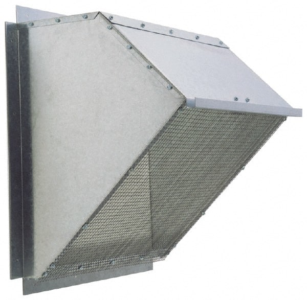 Fantech 1ACC48WH Weather Hood: Use with Emerson 48" Wall Fans 