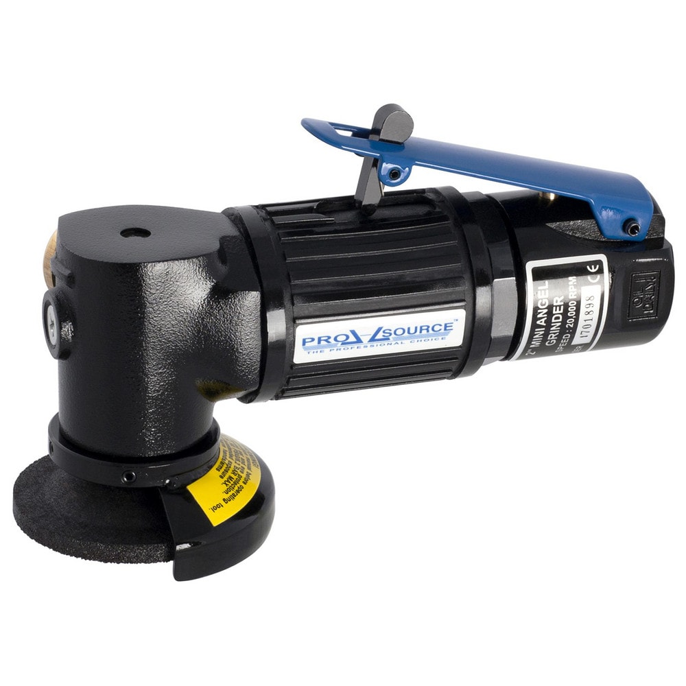 Air Angle Grinder: 2" Wheel Dia, 20,000 RPM