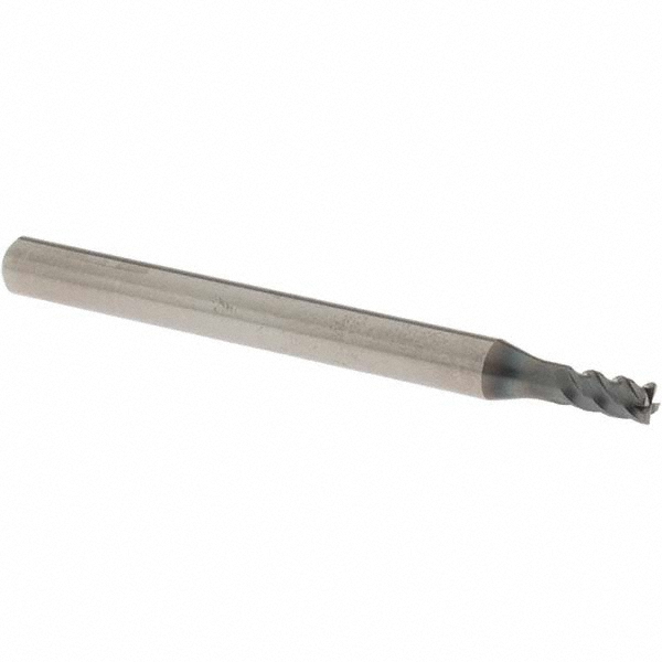 OSG 457104011 Corner Radius End Mill: 0.1575" Dia, 0.2362" LOC, 0.0079" Radius, 4 Flutes, Solid Carbide Image