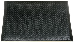 Ability One 7220015826226 Anti-Fatigue Mat: 3 Long, 2 Wide, 9/16 Thick, Vinyl 