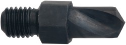 Threaded Shank Drill Bit: Letter D, 135 ° Point, 1/4-28 Shank, High Speed Steel
