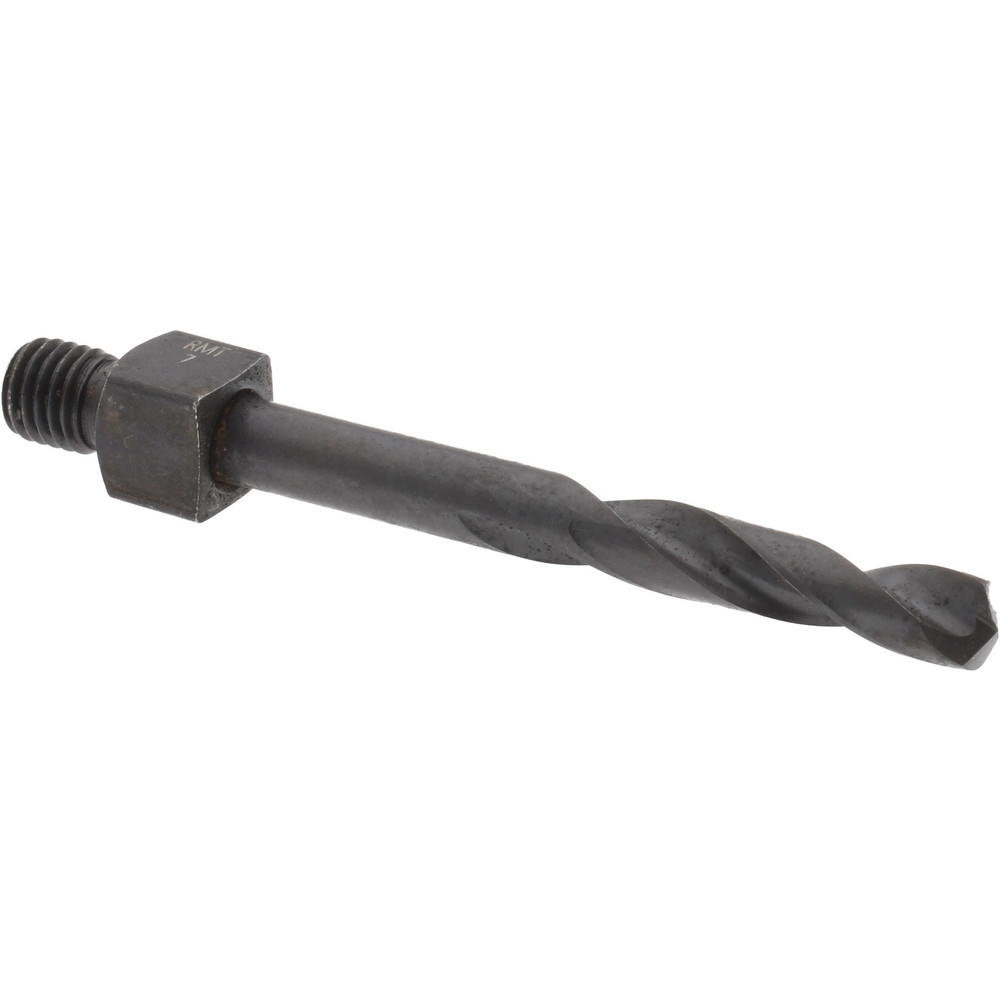 Threaded Shank Drill Bit: #7, 135 ° Point, 1/4-28 Shank, Cobalt