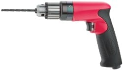 Sioux Tools SDR6P60N3 Air Drill: 3/8" Keyed & Keyless Chuck 