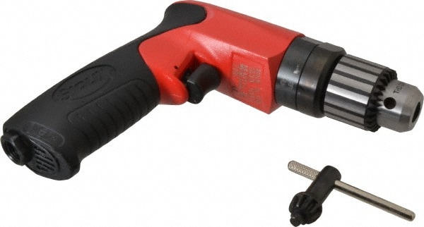 Sioux Tools SDR6P40N3 Air Drill: 3/8" Keyed & Keyless Chuck Image