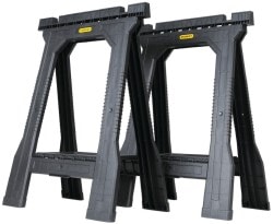 Folding Sawhorse - Twin Pack: Gray