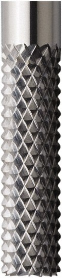 Diamond Pattern Router Bit: 0.5" Dia, 1.5" LOC, 1/2" Shank Dia, End Mill