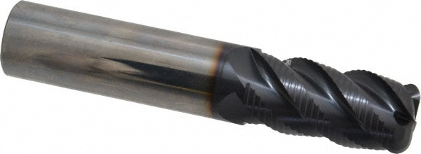 OSG 20152211 Corner Radius End Mill: 3/4" Dia, 1-1/4" LOC, 0.19" Radius, 4 Flutes, Solid Carbide Image