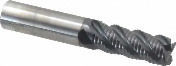 OSG 20150811 Corner Radius End Mill: 1/2" Dia, 1-1/4" LOC, 0.06" Radius, 4 Flutes, Solid Carbide Image