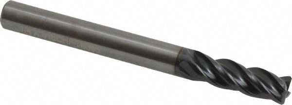 OSG VG436-2501 Corner Chamfer End Mill: 0.25" Dia, 0.75" LOC, 4 Flute, 0.016" Chamfer Width, Solid Carbide Image