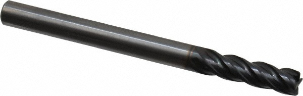 OSG VG436-1876 Corner Chamfer End Mill: 0.1875" Dia, 0.625" LOC, 4 Flute, 0.01" Chamfer Width, Solid Carbide Image