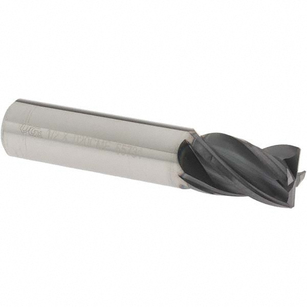 OSG VG436-5000 Corner Chamfer End Mill: 0.5" Dia, 0.625" LOC, 4 Flute, 0.02" Chamfer Width, Solid Carbide Image