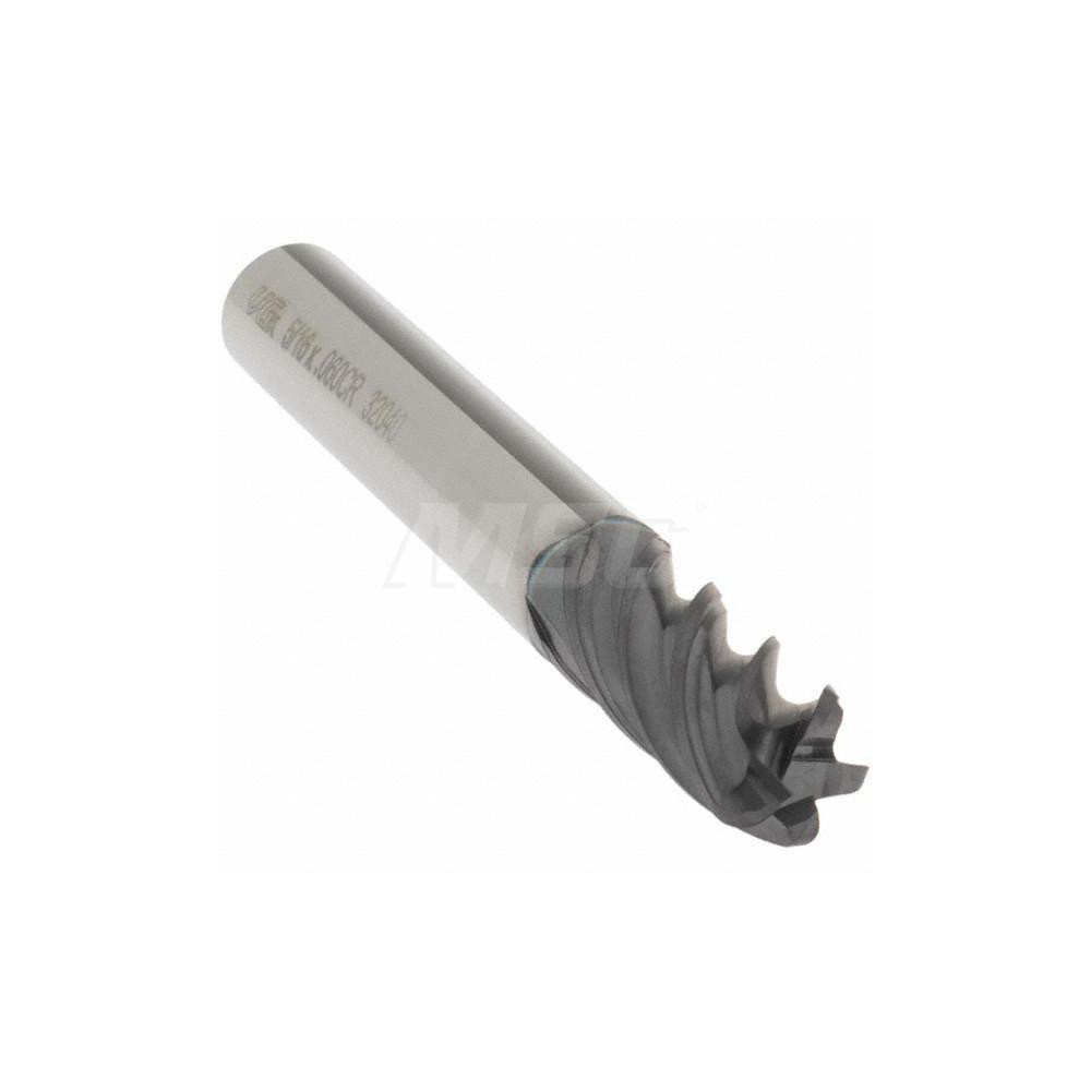OSG 5/16" Diam 5 Flute Solid Carbide 0.06" Corner Radius End Mill