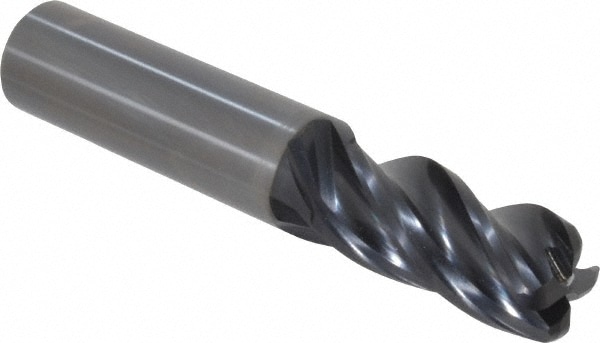 OSG VG434-6257 Corner Radius End Mill: 5/8" Dia, 1-1/4" LOC, 1/8" Radius, 4 Flutes, Solid Carbide Image