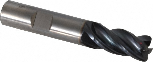 OSG VG434-5002 Corner Radius End Mill: 1/2" Dia, 1" LOC, 0.06" Radius, 4 Flutes, Solid Carbide Image