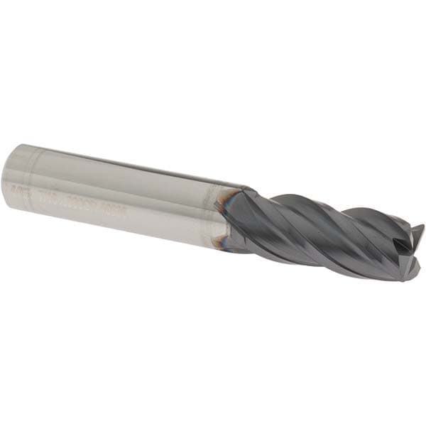 OSG VG434-4376 Corner Radius End Mill: 7/16" Dia, 1" LOC, 0.03" Radius, 4 Flutes, Solid Carbide Image