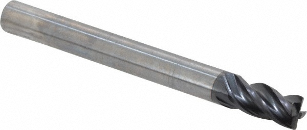 OSG VG434-2500 Corner Radius End Mill: 1/4" Dia, 7/16" LOC, 0.015" Radius, 4 Flutes, Solid Carbide Image