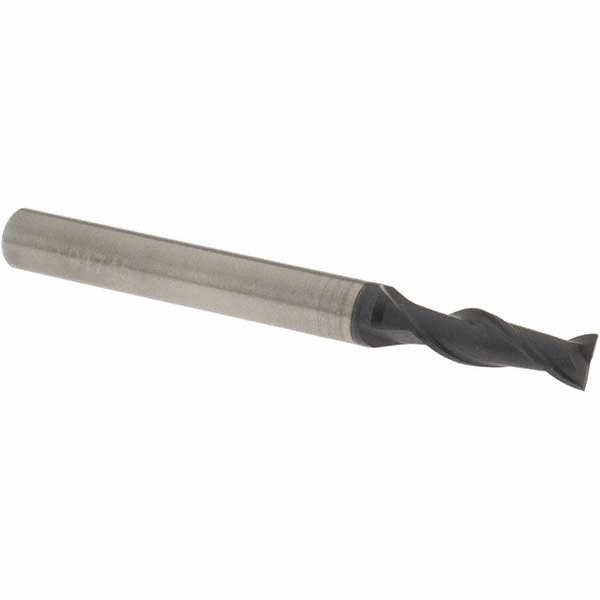OSG HP421-2188 Square End Mill: 7/32 Dia, 5/8 LOC, 1/4 Shank Dia, 2-1/2 OAL, 2 Flutes, Solid Carbide Image