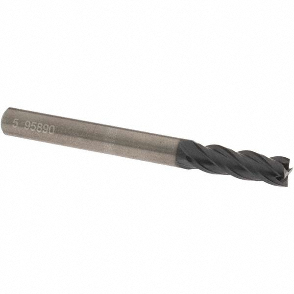 OSG HP441-1968 Square End Mill: 0.1969 Dia, 0.6299 LOC, 4 Flutes, Solid Carbide Image