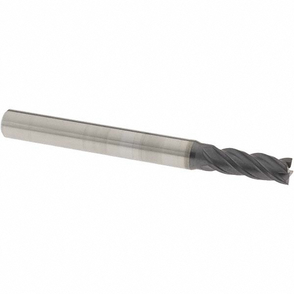 OSG HP441-2188 Square End Mill: 7/32 Dia, 5/8 LOC, 1/4 Shank Dia, 2-1/2 OAL, 4 Flutes, Solid Carbide Image