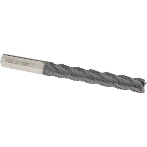 OSG VG441-3757 Square End Mill: 3/8 Dia, 2-1/2 LOC, 3/8 Shank Dia, 4 OAL, 4 Flutes, Solid Carbide Image