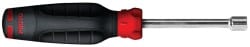 Nut Driver: 11/32" Drive, Hollow Shaft, Ergonomic Handle, 9" OAL
