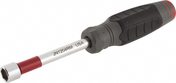Nut Driver: Hollow Shaft, Ergonomic Handle, 9-1/4" OAL