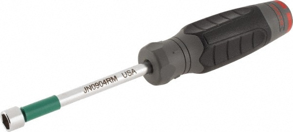 Nut Driver: Hollow Shaft, Ergonomic Handle, 9" OAL