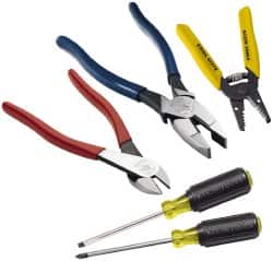 Combination Hand Tool Set: 5 Pc, Electrician's Tool Set