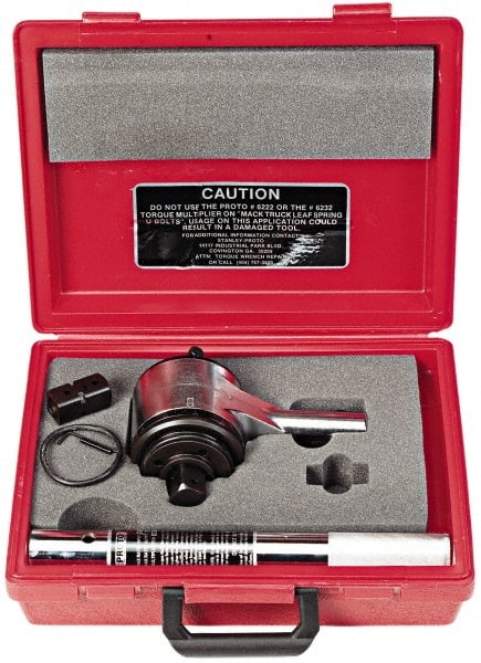 Proto - 1″ Output Drive, 3,200 Ft/Lb Max Output, Two Stage Torque Wrench  Multiplier - 53431938 - MSC Industrial Supply