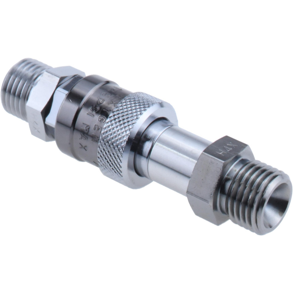 Value Collection QC-HHPR 9/16" Thread, RH Oxygen & LH Fuel Pair Hose to Hose Quick Connector Image
