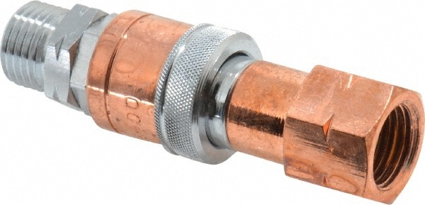 Value Collection QC-HTPR 9/16" Thread, RH Oxygen & LH Fuel Pair Hose to Hose Quick Connector Image