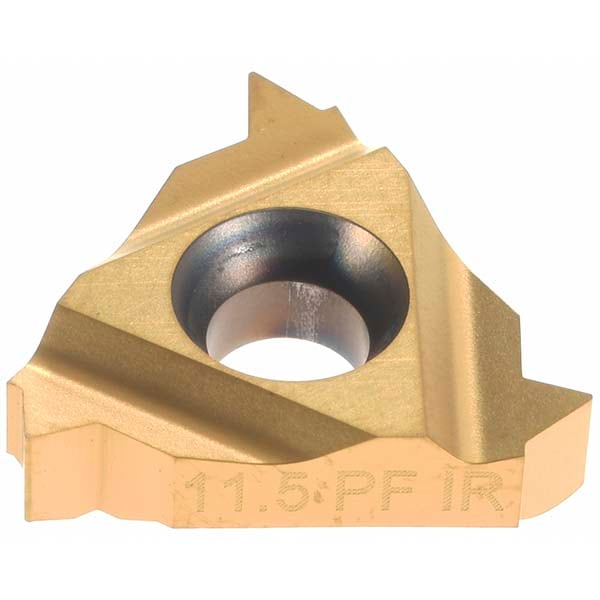 Laydown Threading Insert: 16IR11.5 NPTF HG330TR, Solid Carbide