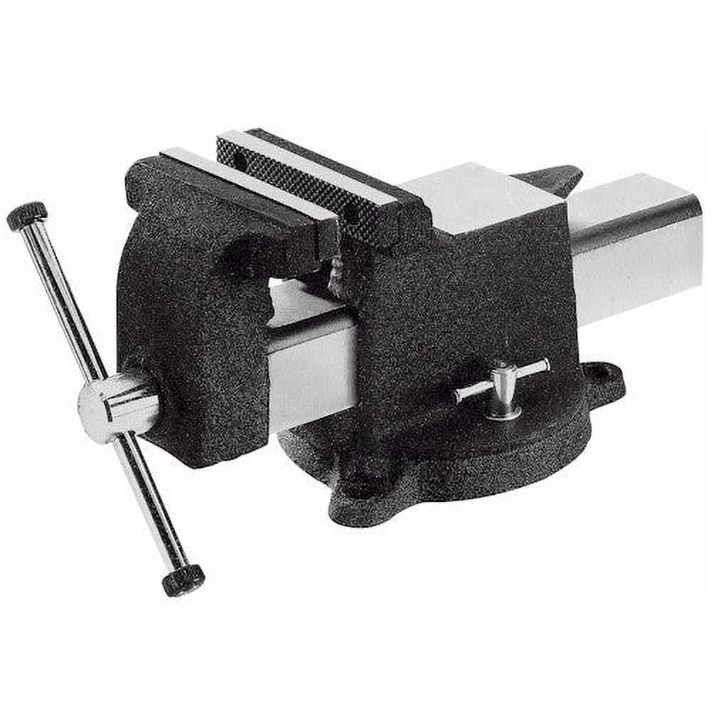 Yost Vises 56416 Bench & Pipe Combination Vise: 4" Jaw Width, 4" Jaw Opening, 2-1/4" Throat Depth 